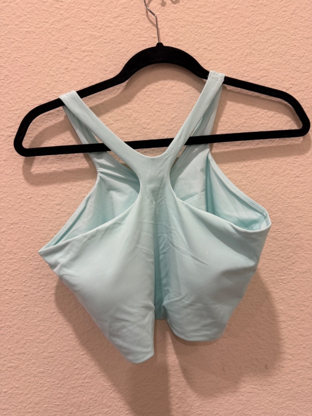 Ladies Sports Bra light blue size L - Like New - Picture 2 of 2